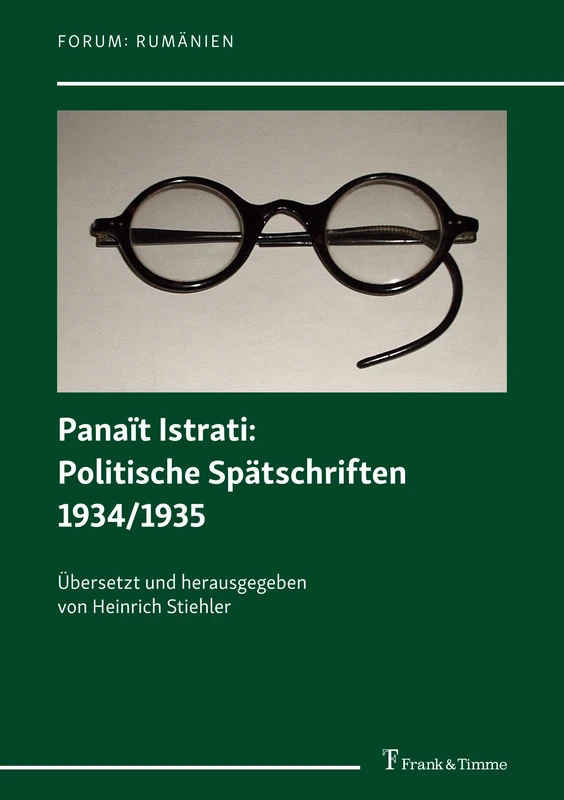 Panaït Istrati: Politische Spätschriften 1934/1935 - Image 1
