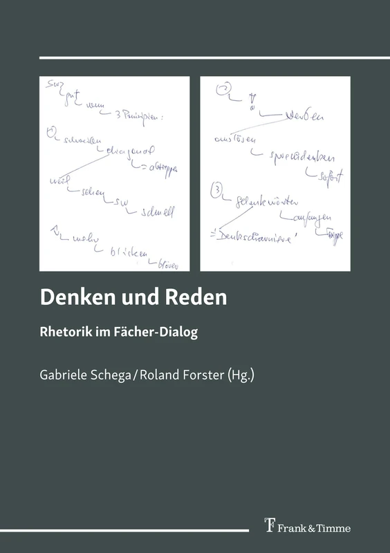 Denken und Reden: Rhetorik im Fächer-Dialog