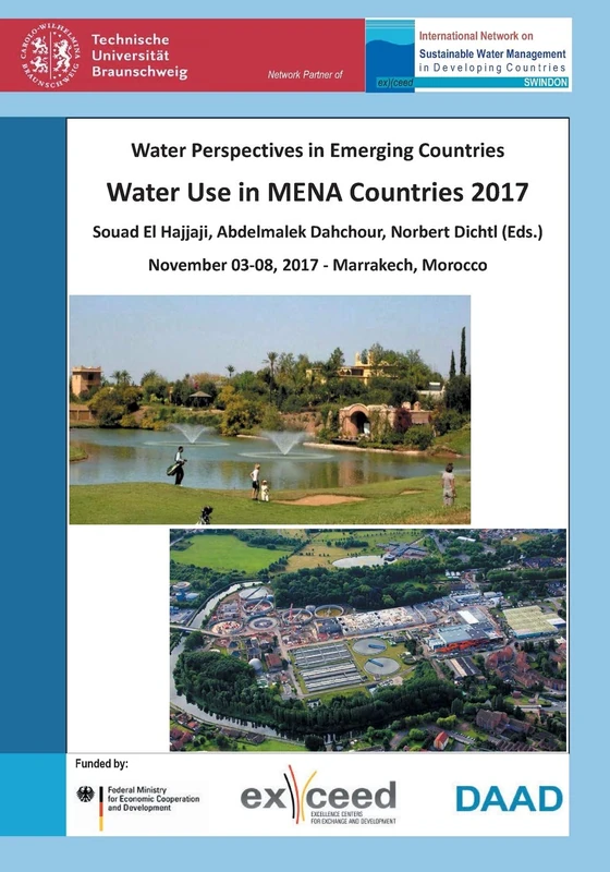 Water Perspectives in Emerging Countries: Water Use in MENA Countries 2017, November 03-08, 2017 - Marrakech, Morocco