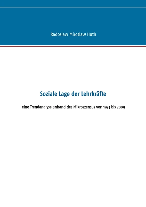 Soziale Lage der Lehrkräfte: eine Trendanalyse anhand des Mikrozensus von 1973 bis 2009 - Image 1