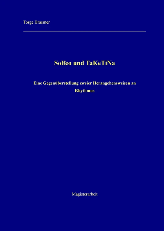 Solfeo und TaKeTiNa: Eine Gegenüberstellung zweier Herangehensweisen an Rhythmus - Image 1