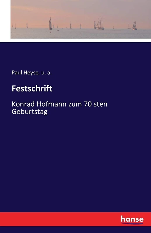 Festschrift: Konrad Hofmann zum 70 sten Geburtstag