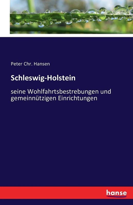 Schleswig-Holstein: seine Wohlfahrtsbestrebungen und gemeinnützigen Einrichtungen