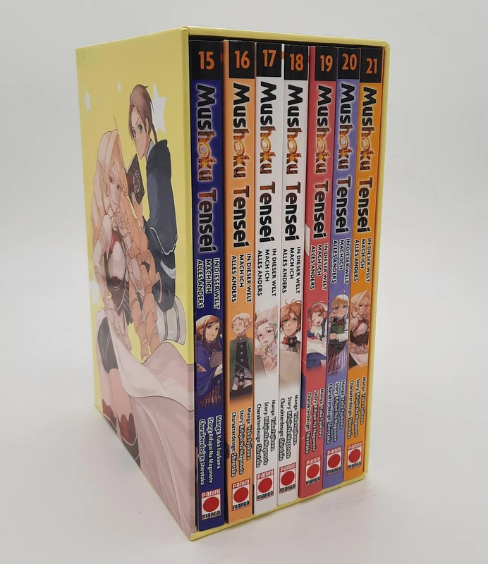 Mushoku Tensei - In dieser Welt mach ich alles anders - Schuber 3 (Band 15 bis 21): Actionreiche und lustige Abenteuer nach der Wiedergeburt in einer Fantasywelt - Image 1