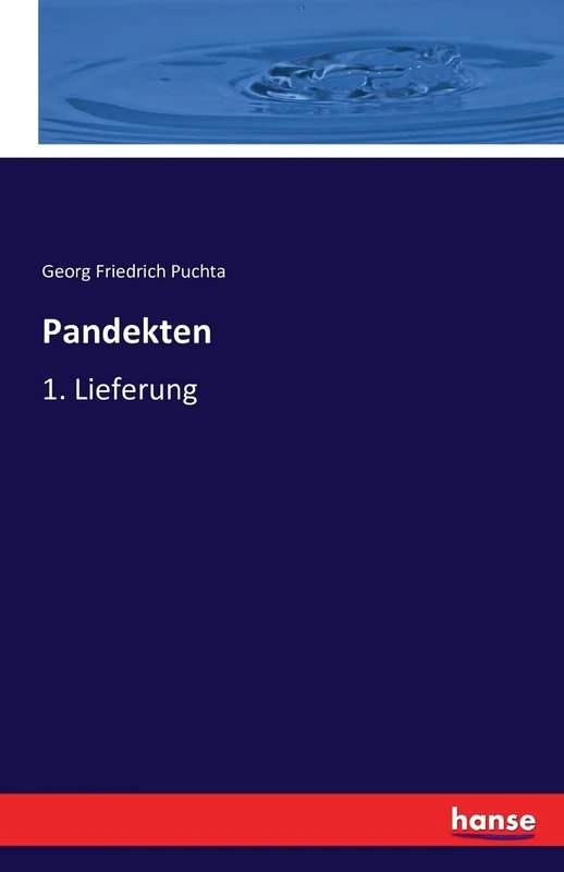 Pandekten: 1. Lieferung - Image 1