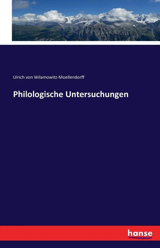 Philologische Untersuchungen - Image 1
