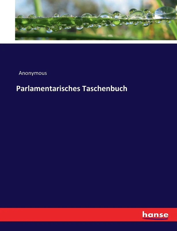 Parlamentarisches Taschenbuch - Image 1