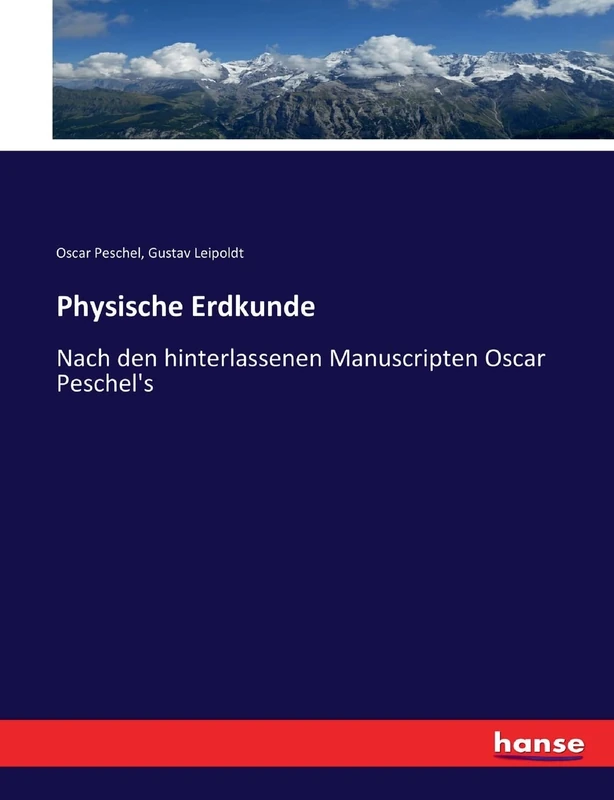 Physische Erdkunde: Nach den hinterlassenen Manuscripten Oscar Peschel's - Image 1