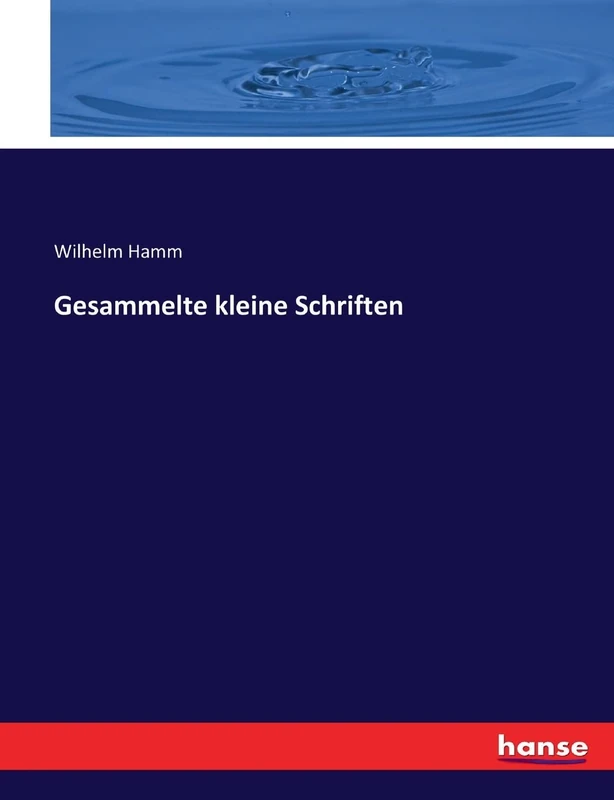 Gesammelte kleine Schriften