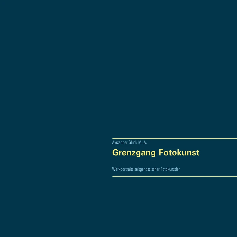 Grenzgang Fotokunst. Werkportraits zeitgenössischer Fotokünstler.: Mit Werkbeispielen und Texten zu Aki-Pekka Sinikoski, Anita Back, Anna Reivilä, ... Bettina Gorn, Brigitta Fiesel, Charlotte - Image 1