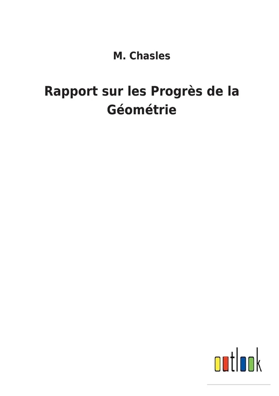 Rapport sur les Progrès de la Géométrie - Image 1