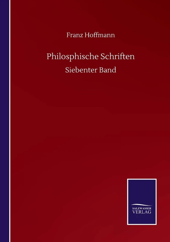 Philosphische Schriften: Siebenter Band
