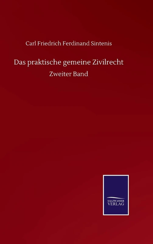 Das praktische gemeine Zivilrecht: Zweiter Band - Image 1