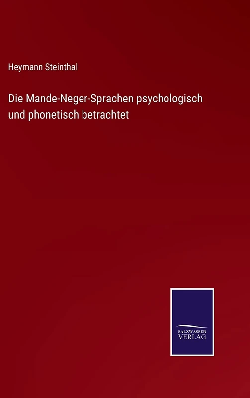 Die Mande-Neger-Sprachen psychologisch und phonetisch betrachtet - Image 1
