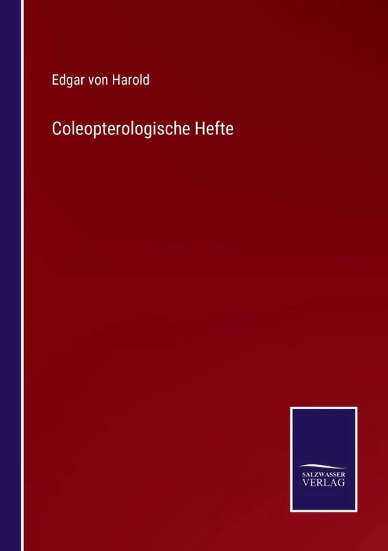 Coleopterologische Hefte