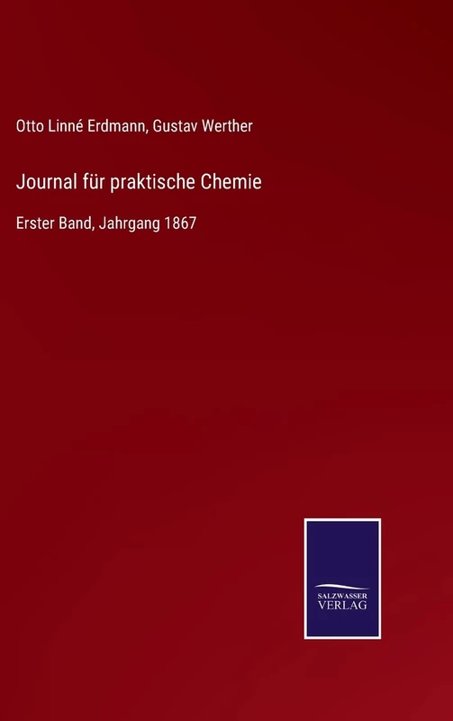 Journal für praktische Chemie: Erster Band, Jahrgang 1867 - Image 1