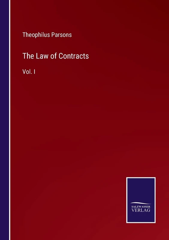 The Law of Contracts: Vol. I - Image 1