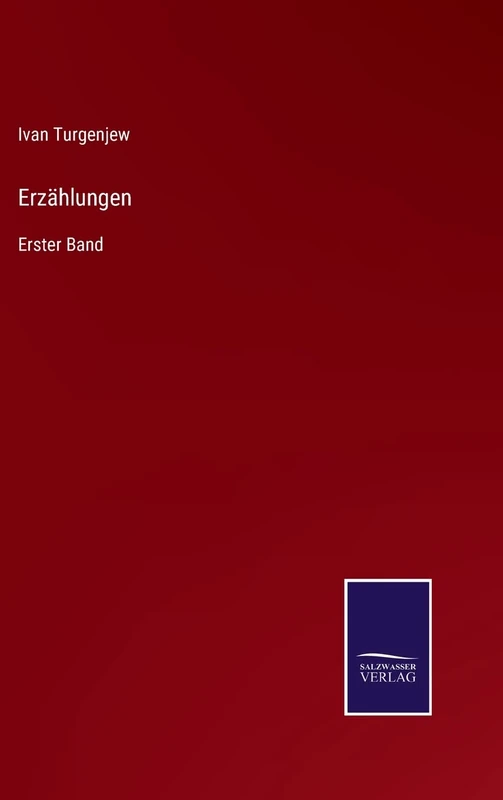 Erzählungen: Erster Band