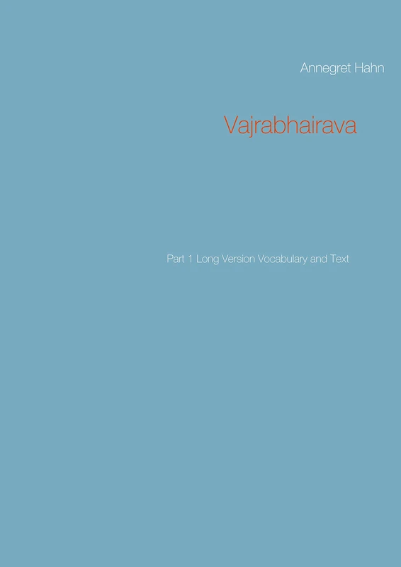 Vajrabhairava: Part 1 Long Version Vocabulary and Text - Image 1