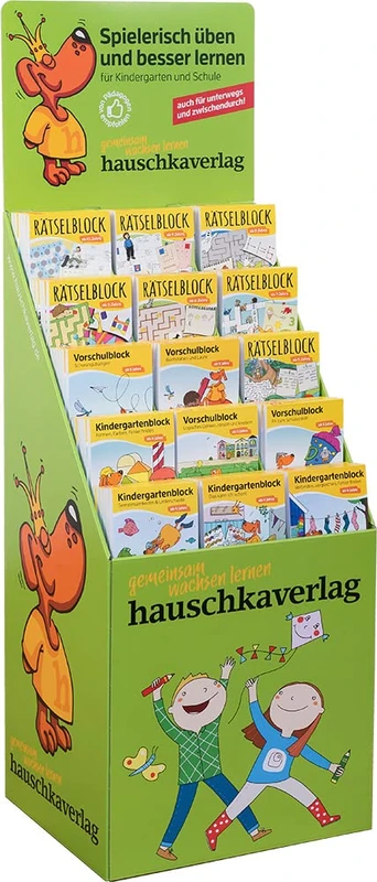 Paket "Spielerisch fördern, mit Spaß üben und rätseln" im Bodendisplay - Image 1