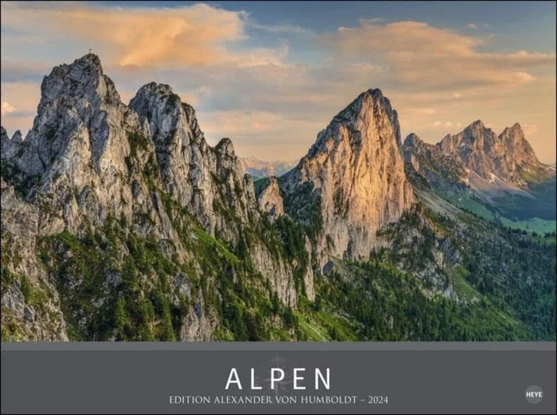 Alpen Kalender 2024: Alexander von Humboldt-Reihe. Hochwertiger Foto-Wandkalender mit atemberaubenden Landschafts-Fotos. Foto-Kalender XXL. Querformat. (Edition Alexander von Humboldt Kalender) - Image 1