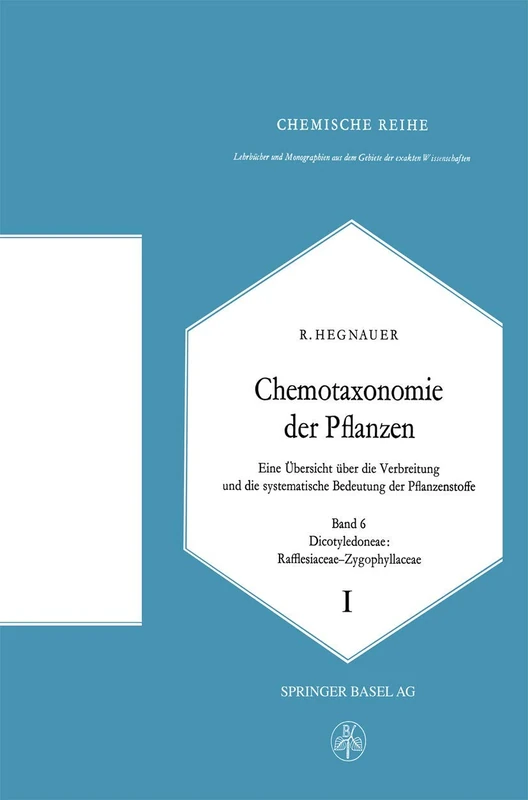Birkhauser Chemotaxonomie der Pflanzen Band 21 - Reference Book