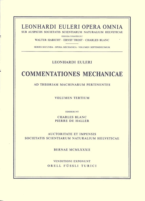 Birkhauser Leonhard Euler Opera Omnia 2/21 - Naval Science