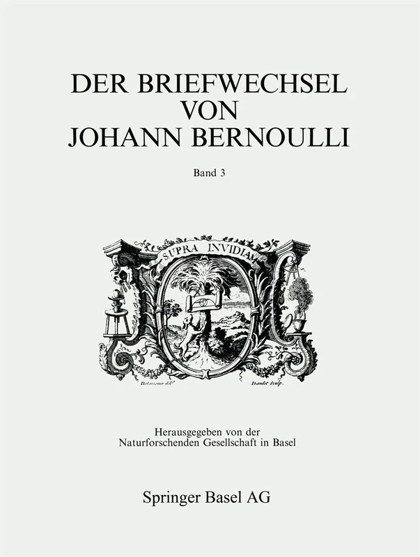 Birkhauser Johann I Bernoulli Correspondence Vol 3 - Varignon