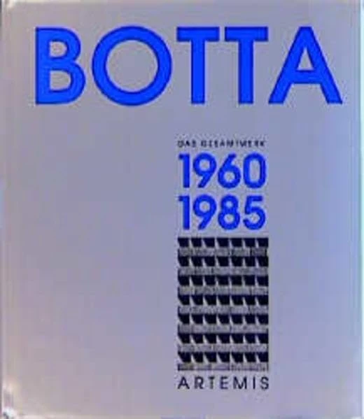 1960-1985 (Vol 1) (Mario Botta: the Complete Works (German)) - Image 1