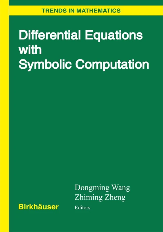 Differential Equations with Symbolic Computation (Trends in Mathematics) - Image 1