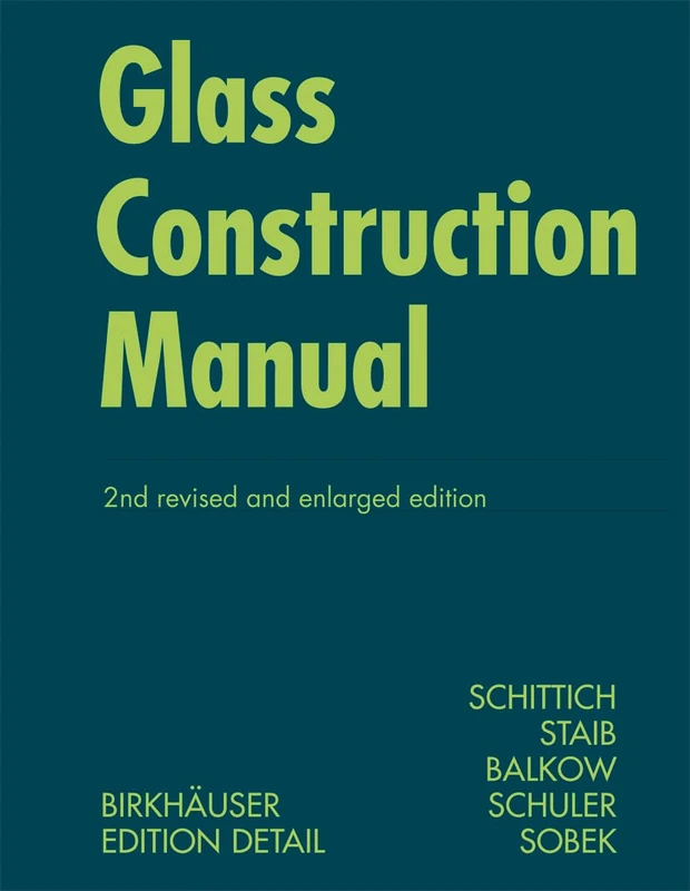Glass Construction Manual (Construction Manuals)