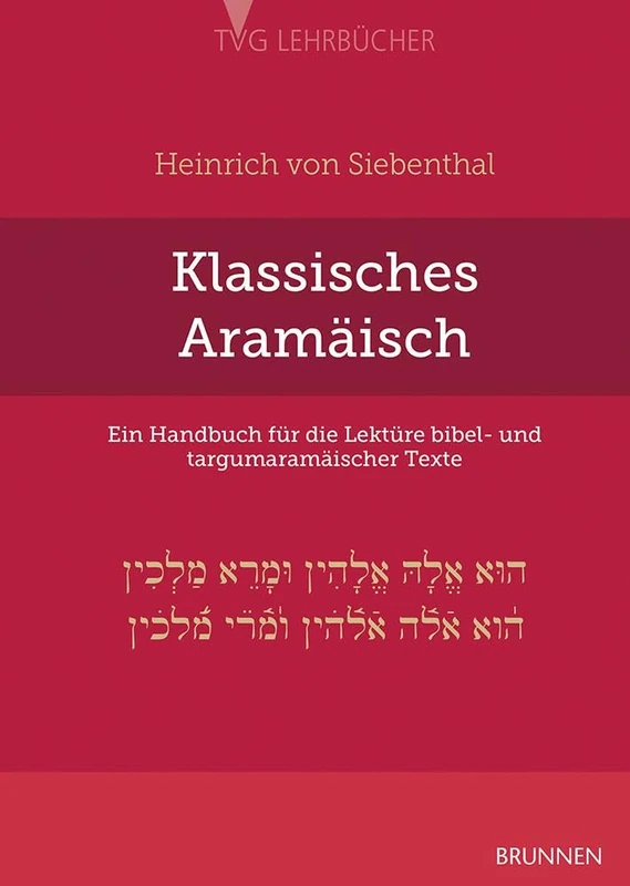 Klassisches Aramäisch: Ein Handbuch für die Lektüre bibel- und targumaramäischer Texte - Image 1