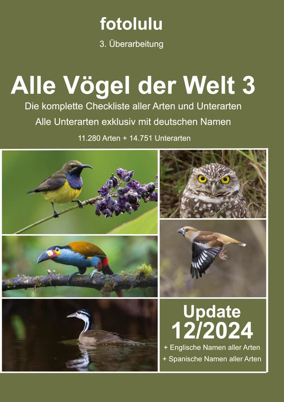 Alle Vögel der Welt 3: Die komplette Checkliste aller Vogelarten und Unterarten der Welt - Image 1