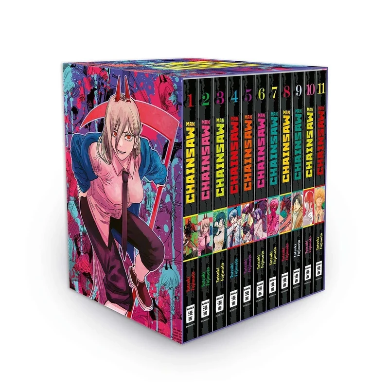Chainsaw Man Schuber mit Extra: enthält die Bände 1 bis 11