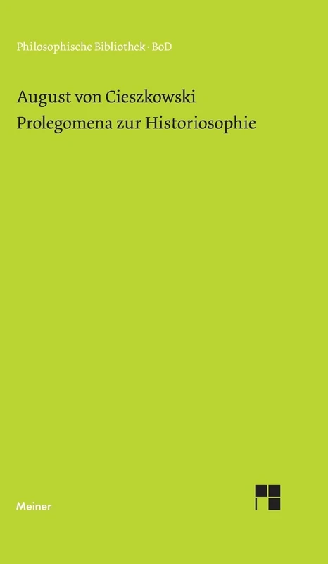 Prolegomena zur Historiosophie - Image 1