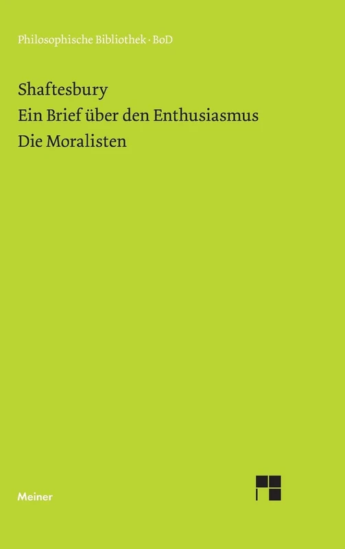 Ein Brief über den Enthusiasmus. Die Moralisten - Image 1