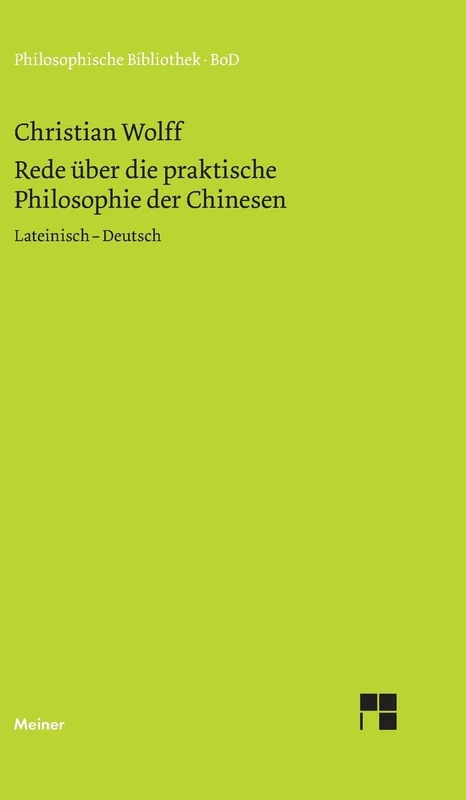 Rede über die praktische Philosophie der Chinesen: Oratio de sinarum philosophia practica - Image 1