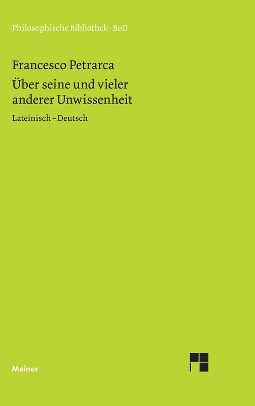 Über seine und vieler anderer Unwissenheit: Lateinisch - Deutsch - Image 1