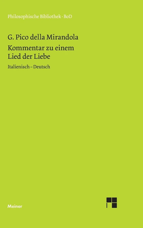 Kommentar zu einem Lied der Liebe: Italienisch-Deutsch - Image 1