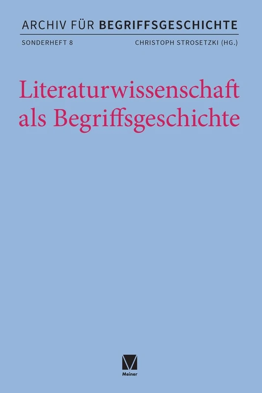 Literaturwissenschaft als Begriffsgeschichte - Image 1