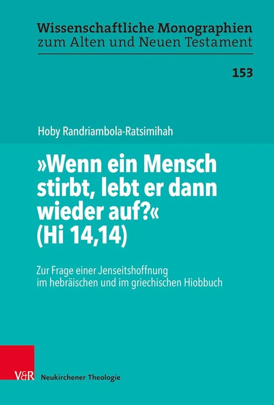 Wissenschaftliche Monographien zum Alten und Neuen Testament: Testament