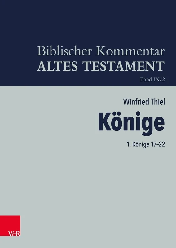Biblischer Kommentar Altes Testament - Bandausgaben: 1. Könige 17-22: IX/2