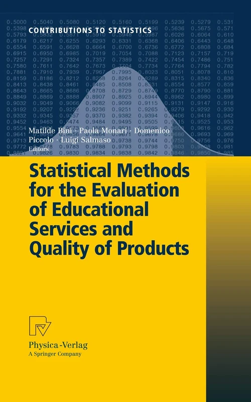 Statistical Methods for the Evaluation of Educational Services and Quality of Products (Contributions to Statistics)