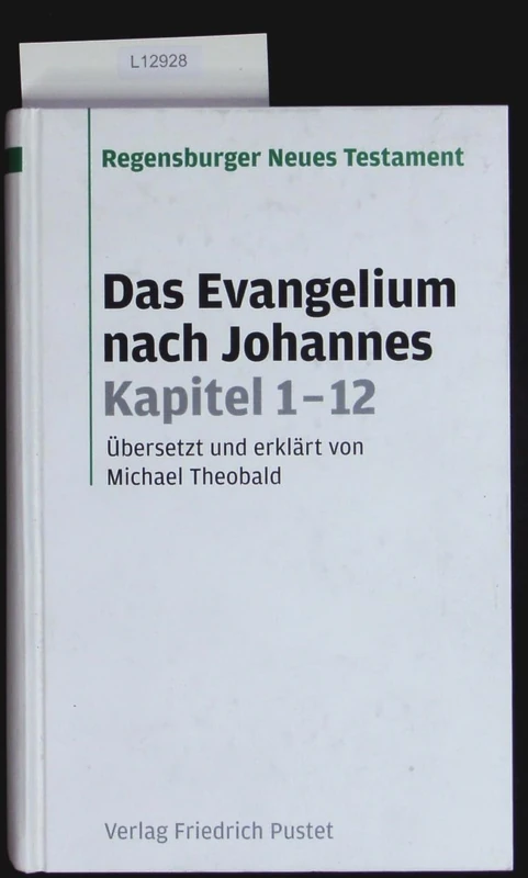 Das Evangelium nach Johannes. Kapitel 1-12 - Image 1