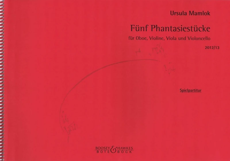 Funf Phantasiestucke: For Oboe, Violin, Viola and Violoncello