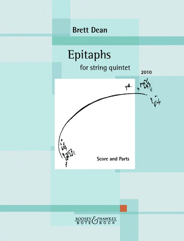 Epitaphs String Quintet: string quintet. Partition et parties.