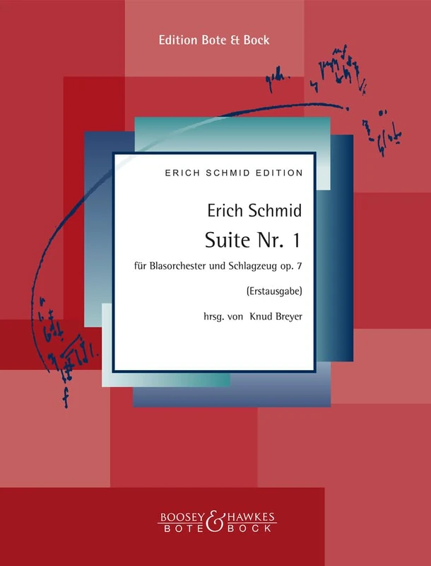 Suite Nr. 1: für Blasorchester und Schlagzeug. Vol. IX. op. 7. wind band and percussion. Partition. - Image 1