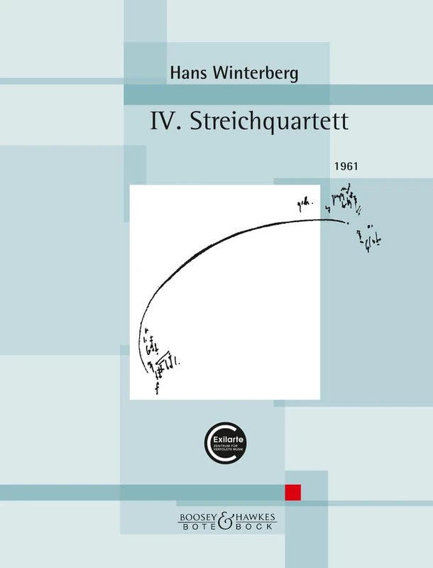 IV. Streichquartett: string quartet. Partition et parties.