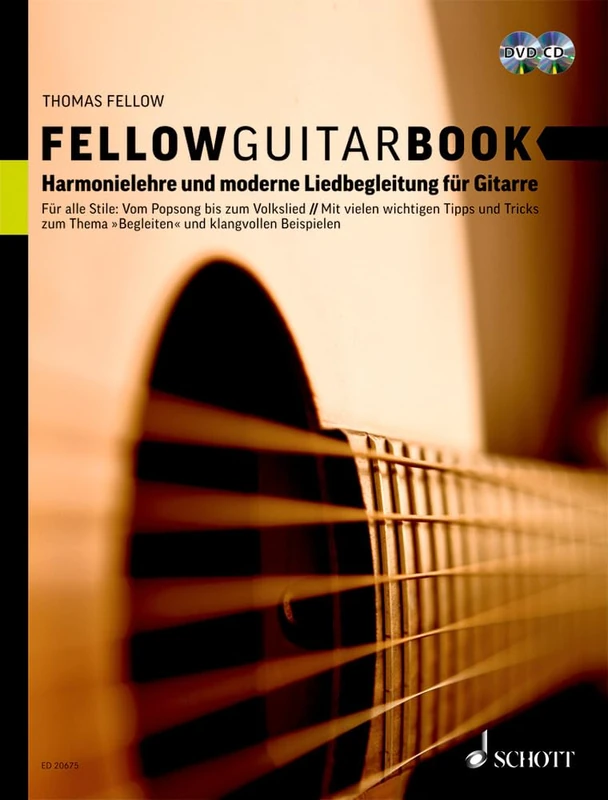 FELLOW GUITAR BOOK GUITARE +CD: Harmonielehre und moderne Liedbegleitung für Gitarre. Gitarre. - Image 1