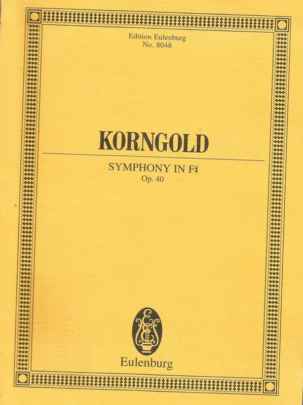 Symphony in F-Sharp, Op. 40: op. 40. orchestra. Partition d'étude. - Image 1